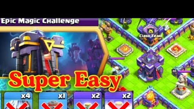 Easily 3 Star the magic challenge  Clash of clans attack