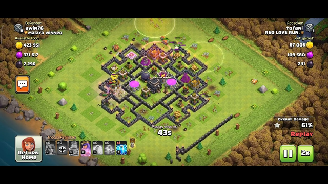 27 Valkyrie attack clash of clans