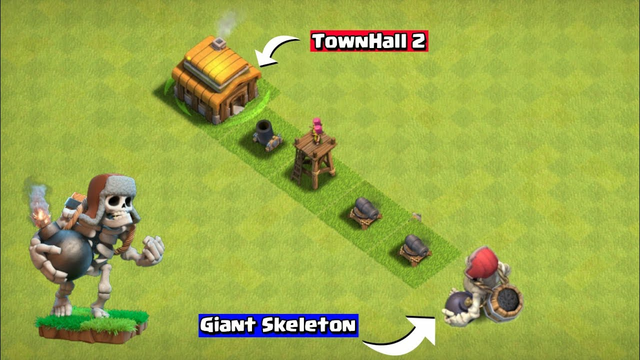 Town Hall 1 to 15 Straight Line Defence Formation | Clash of clans