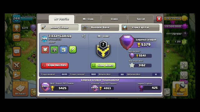 CheckOut My Clash Of Clans -COC- Profile Town Hall 15 Max Profile With 7 lvl Clan