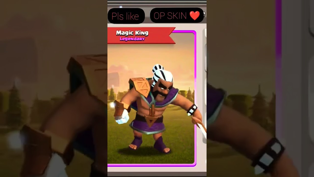 Omg I got Clash of clans New Legendary King skin|Coc new King magic skin
