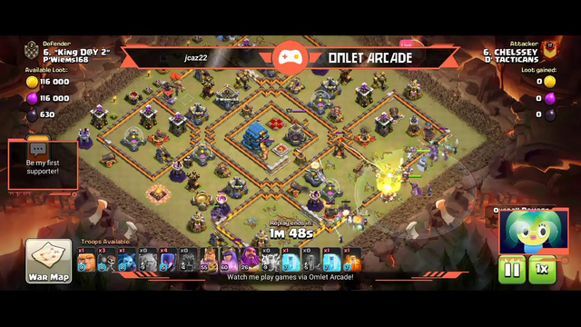 Watch me stream Clash of Clans on Omlet Arcade!clan war update  please join my journey guys.. thanks