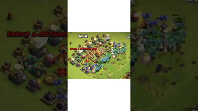 All Air Troops Vs. Th4 Super Power Defense (Clash Of Clans) #shorts #mcduffythelegend #viral #short