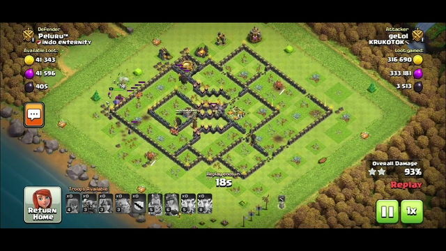 Clash of Clans Lightning Spell Strategy