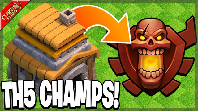 I Pushed My TH5 to Champions League (Clash of Clans)