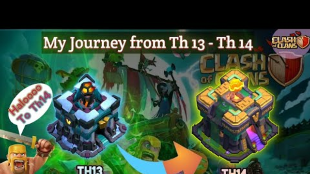 My Th13 to Th14 Journey in clash of clans with Black pink song 'How do you like that'