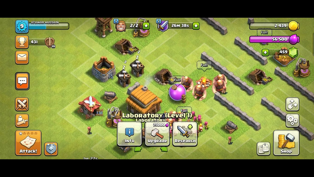 How to attack from Town hall 3 in Clash of Clans...