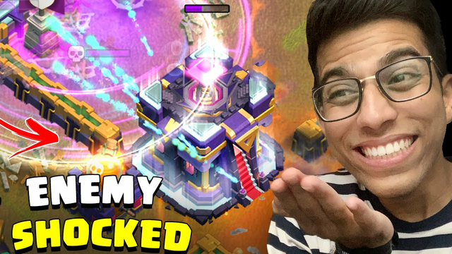 enemy shocked after this PRO TH15 attack (Clash of Clans)