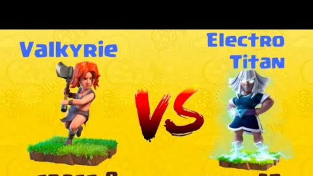 Valkyrie vs Electro Titan - Clash of Clans #dbs #clashofclans #new #trending #shorts #crazy #attack