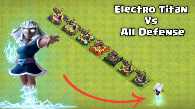Max Electro Titan Vs All Defense Formations | Coc Challenge | Coc New Update | Clash Of Clans