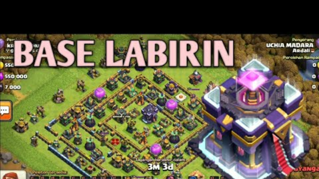 Cara Meratakan Base Labirin TH15 || Clash of Clans