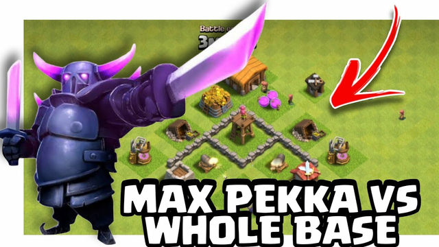 Pekka : That's too Easy! | Max Pekka Vs Max Townhall 2 | Clash Of Clans