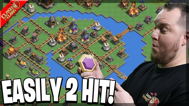 This is my Favorite District to 2 Hit! - Clash of Clans