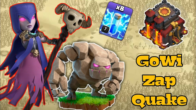 Th10 GoWitch Attack Strategy | 3 Star Witch Attack Th10 - Clash Of Clans