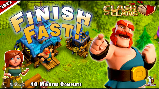 How To Finish Clan Games Fast Clash of Clans | Speed run for the Clan Games! | 40 Min. Complete #coc