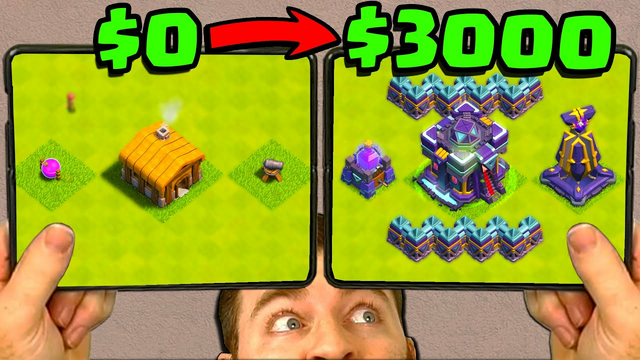 I Spent $3000 On A New Clash of Clans Account.. Heres What Happened...