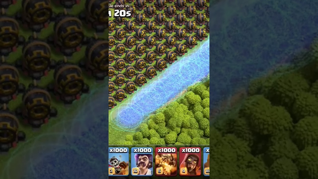 Giant Canon Vs Cloning Super Barbarian Clash Of Clans#coc #shorts #trending #viral