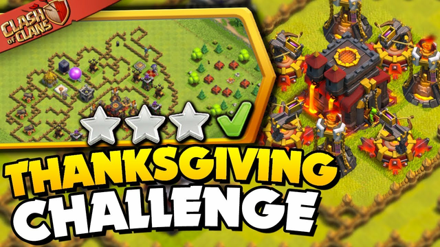 Easily 3 Star the Thanksgiving Challenge (Clash of Clans)