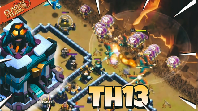 Coc Th13 War 3 star Strategy (Clash Of Clans)