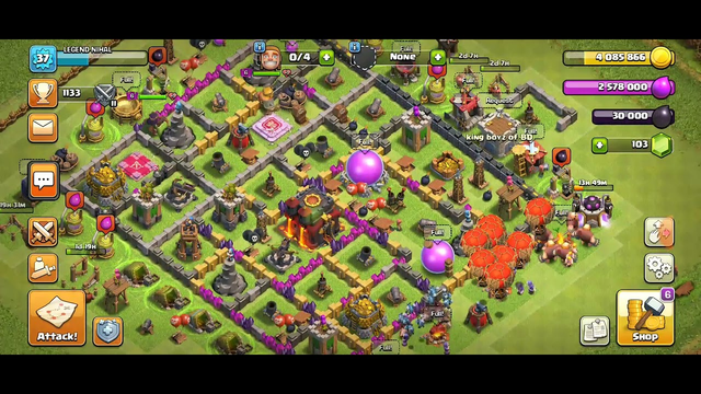 how to copy layout clash of clans | how to layout clash of clans