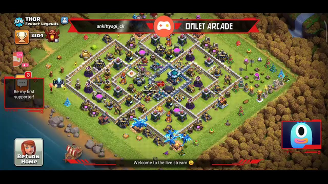 Live clash of clans gameplay| Townhall15  | late Night Stream Base Visiting| legend Hits