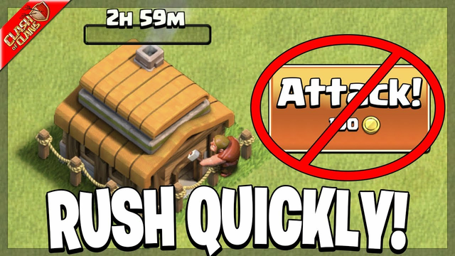 Rushing Past TH3 without doing a Single Attack! - Clash of Clans