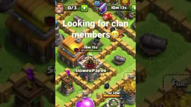 Looking for clan members in clash of clans