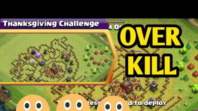 Easily 3 Star Thanksgiving Challenge(Clash of Clans)