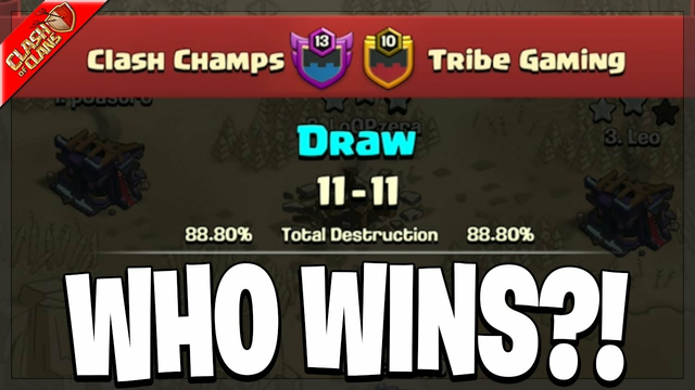 Tribe Gaming vs Clash Champs came down to the FINAL ATTACK! - Clash of Clans