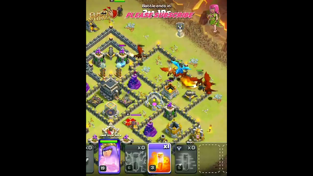 Th09  CWL attack with dragons strategy in clash of clans new update #coc #battle