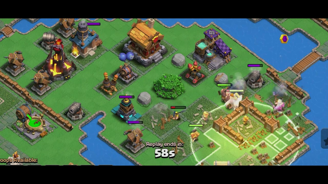 Wizard Valley 3 stars with 2 attacks Clan Capital Clash of Clans