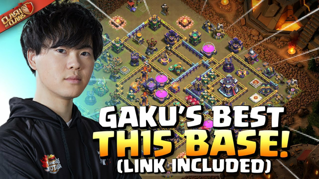 GAKU gives away his BEST TH15 BASE after ZOLOCUP FINALS! Clash of Clans