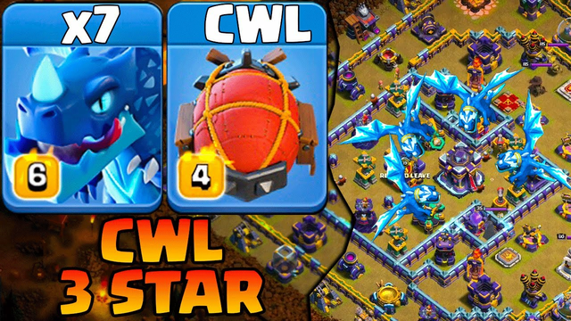 Electro Dragon Attack Strategy With Battle Blimp - Best CWL Th15 Attack Strategy 2022 Clash OF Clans