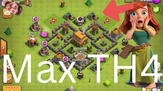Max Town Hall 4 in Clash of Clans