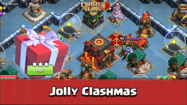 Easily 3 Star Jolly Clashmas Challenge #1(Clash of Clans)!