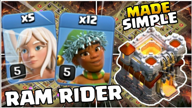 Ram Rider New Event Clash of Clans ! ABSOLUTE STRONGEST & Best Th11 Attack Strategy Clash of Clans