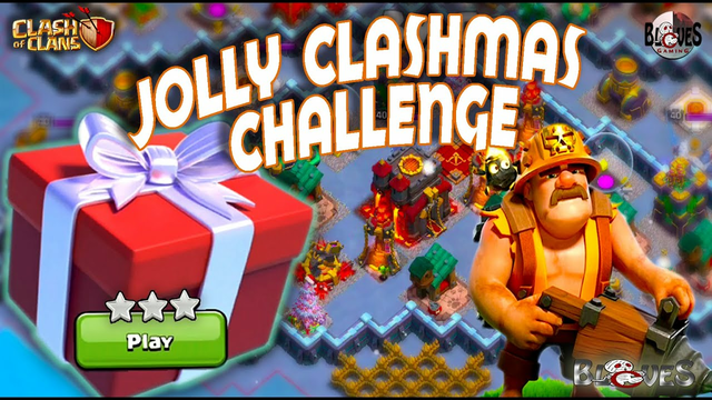 Easily 3 Star Jolly Clashmas Challenge #1 Day (Clash of Clans) | How to 3 Star First Jolly Clashmas