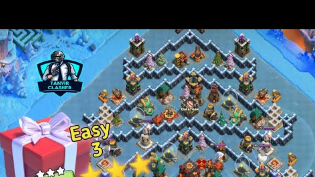 Clash of clans.Easily 3 star Jolly Clashmas Challenge 2022.