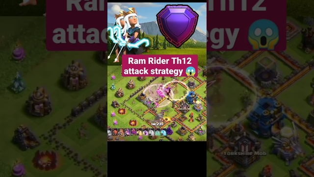 #viral #shorts |ram Rider|th12 attack strategy|clash of clans|#saifdada #coc #clashofclans