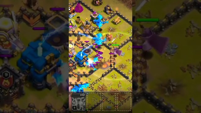 Level 3 Electro Dragon Attack in Clash of Clans| #clashofclans #coc #shorts