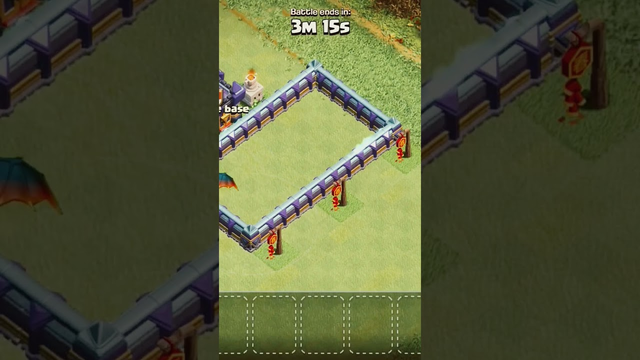 Fifty tornado trap vs max dragon in clash of clans |  #shorts #coc #clashofclans #trending