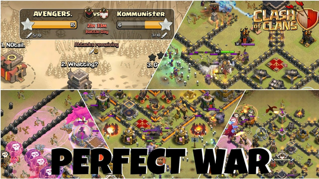 GETTING A PERFECT WAR TO WIN| 5V5 Clan war-Clash of clans
