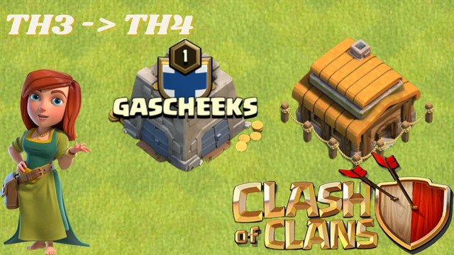 CLASH OF CLANS FREE TO PLAY I UPGRADED TO TH4