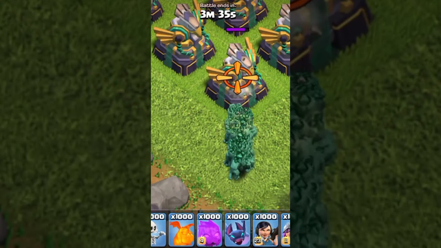 1000 Golem VS 200 Eagle Artillery 's clash of clans unlimited Troops #coc #clashofclans #gaming