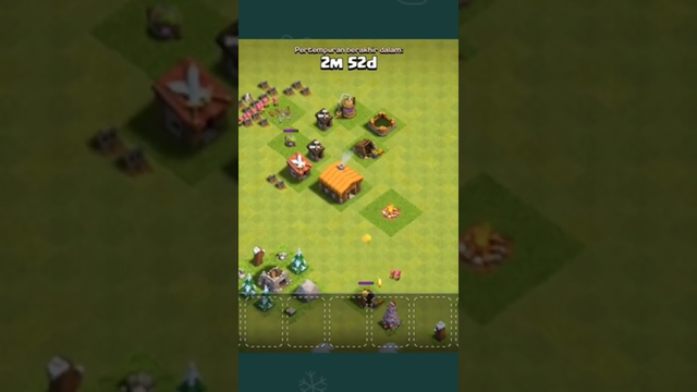 town hall 2 base attack full archers clash of clans indonesia #shorts #coc #gaming