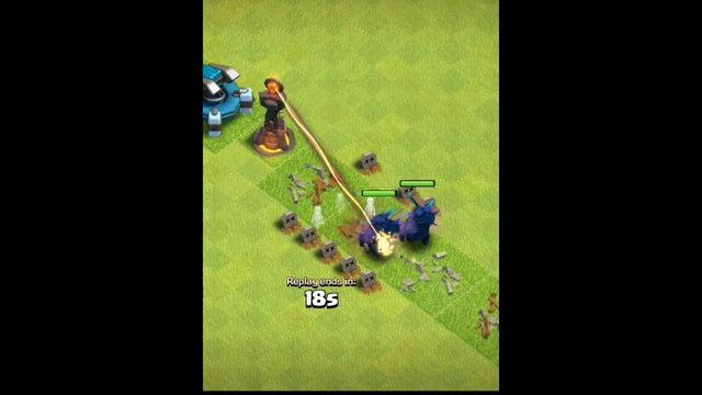 Straight line defence formation vs Siege Machine - Clash of clans #clashofclans #dbs#trending#shorts