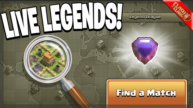 Finishing Legends Attacks then War Night - Clash of Clans