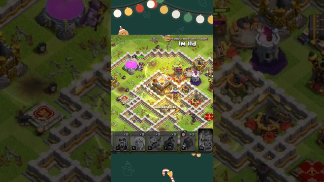 town hall 11 base !! how to use hog rider strategy clash of clans #shorts #coc #gaming #short
