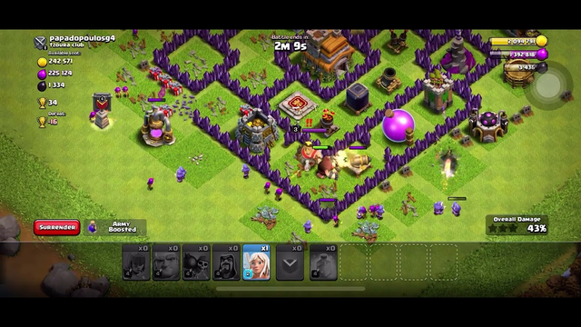 Archer vs town hall 7 clash of clans #coc #clashofclans #townhall14