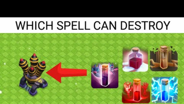 What spells can fully destroy a Max Air Defense | Clash of Clans